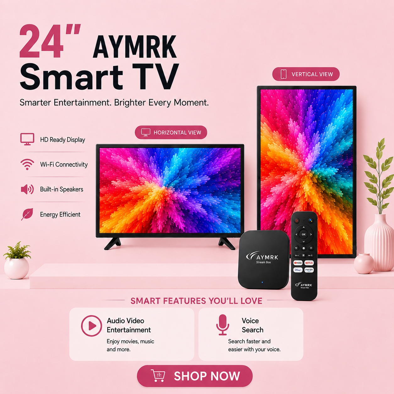 ANDROID SMART TV - 24 INCHES