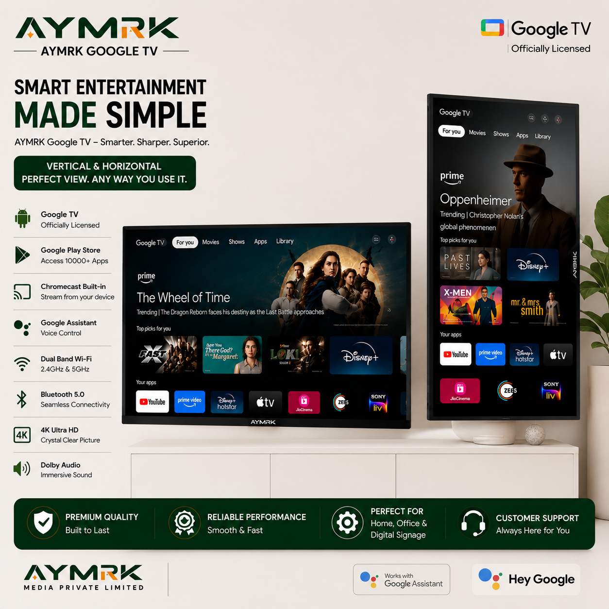 AYMRK GOOGLE TV